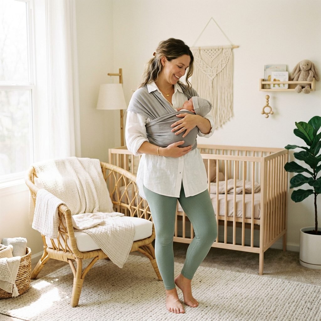 How to Style Asymmetrical Button-Down Shirts for Easy and Chic Postpartum Nursing Outfits