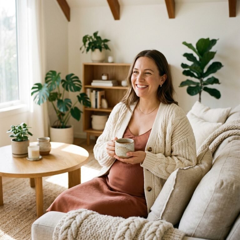 How to Style Button-Down Cardigans for a Cozy Maternity Look