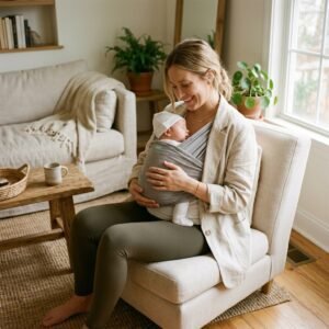 How to Style Oversized Linen Blazers for a Chic and Comfortable Postpartum Look