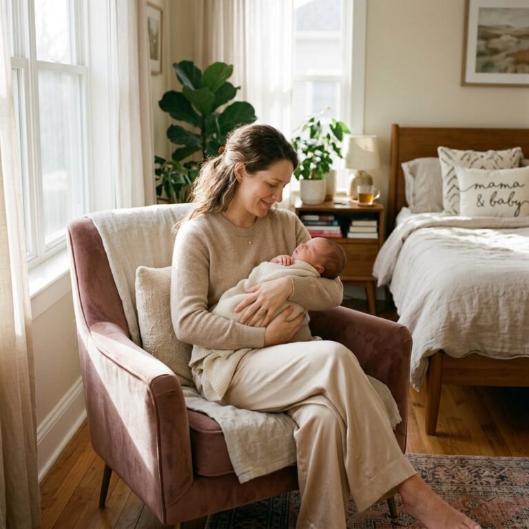 How to Style Wide-Leg Silk Pants for a Chic and Comfortable Postpartum Outfit