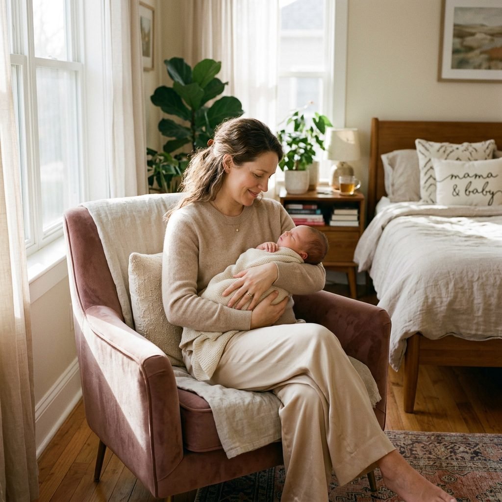 How to Style Wide-Leg Silk Pants for a Chic and Comfortable Postpartum Outfit
