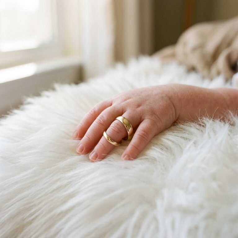 How to Take Beautiful DIY Newborn Hand & Foot Photos with Parents' Wedding Rings