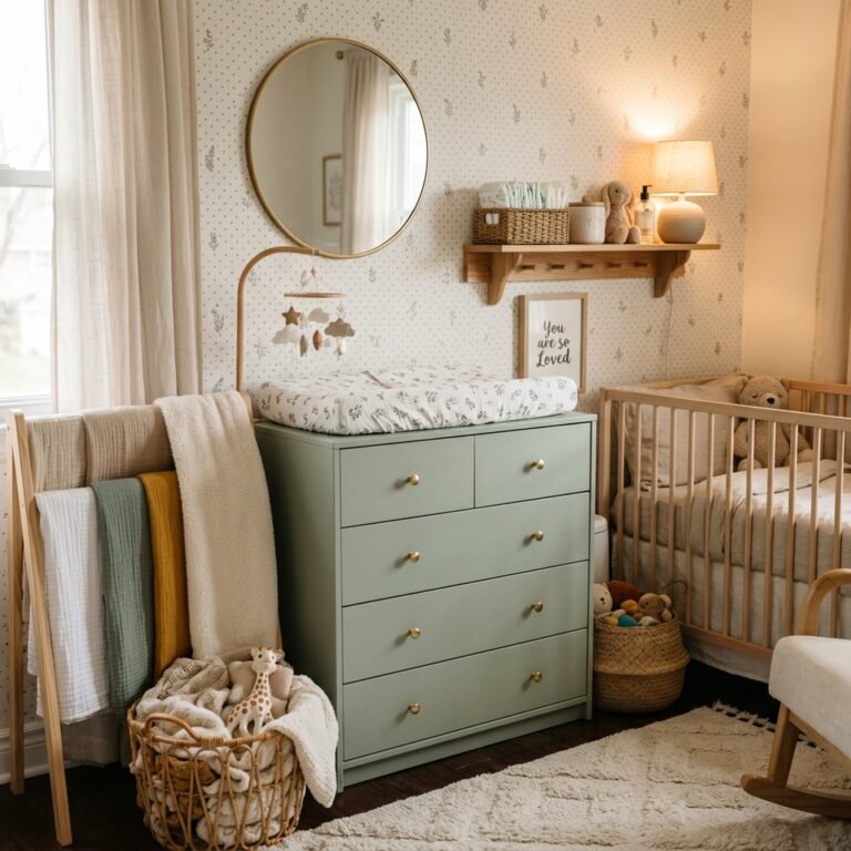 How to Transform the IKEA Moppe Drawers into a Gorgeous Diaper Station Organizer