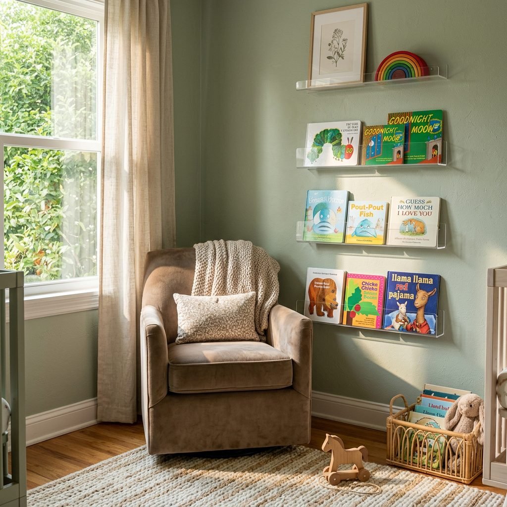 How to Turn Acrylic Spice Racks into Sleek DIY Baby Bookshelves