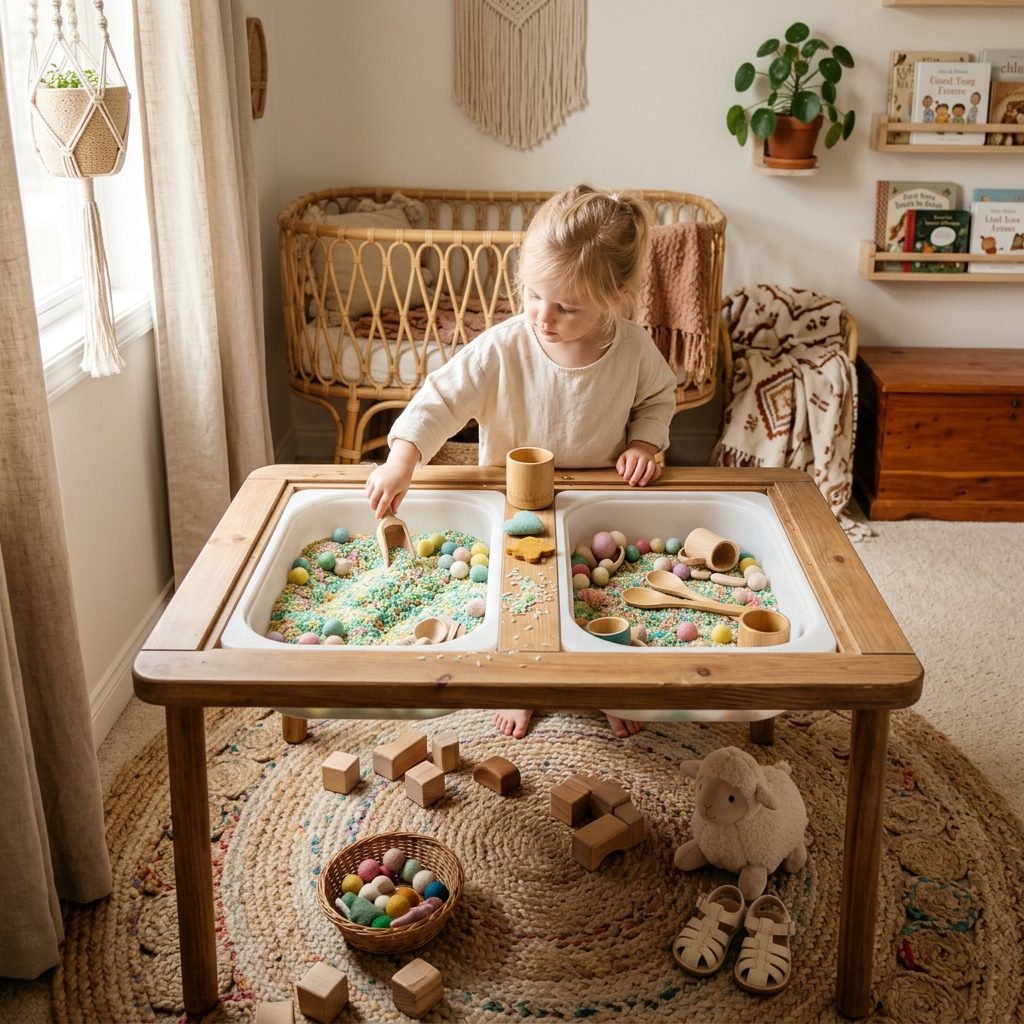 How to Turn an Cheap IKEA Latt Table into a Beautiful DIY Sensory Table