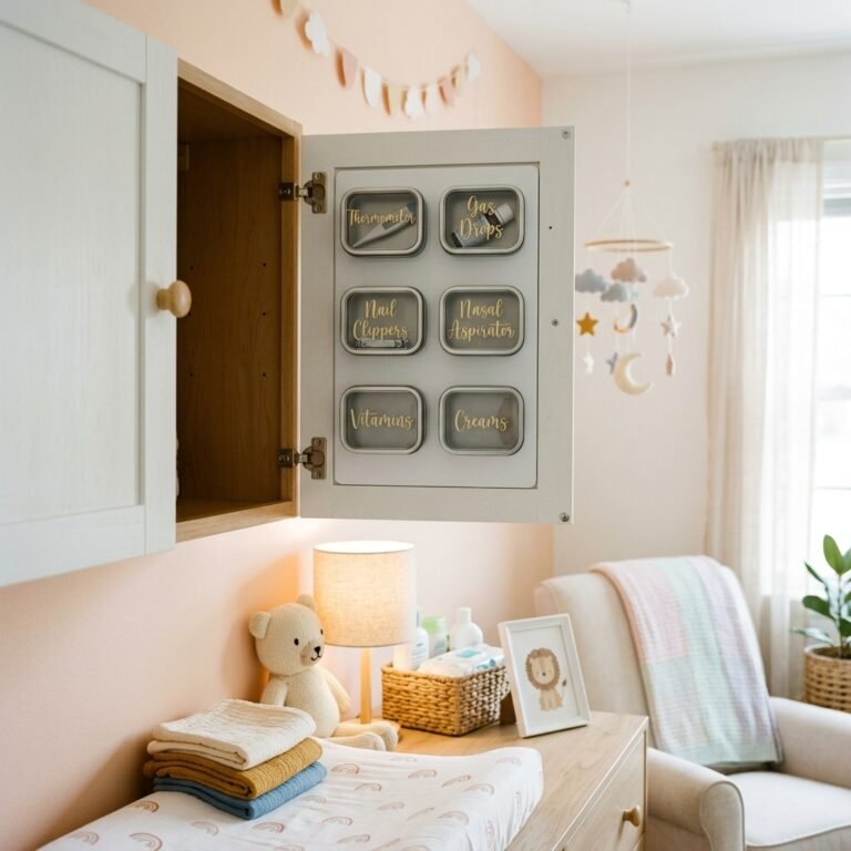 How to Use Magnetic Spice Tins to Declutter Your Baby's Medicine Cabinet