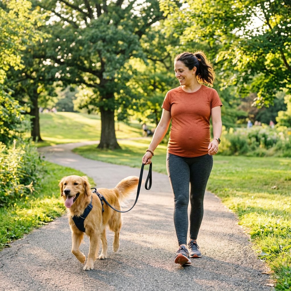 How To Walk A Pulling Dog Safely While Pregnant (Without Falling)