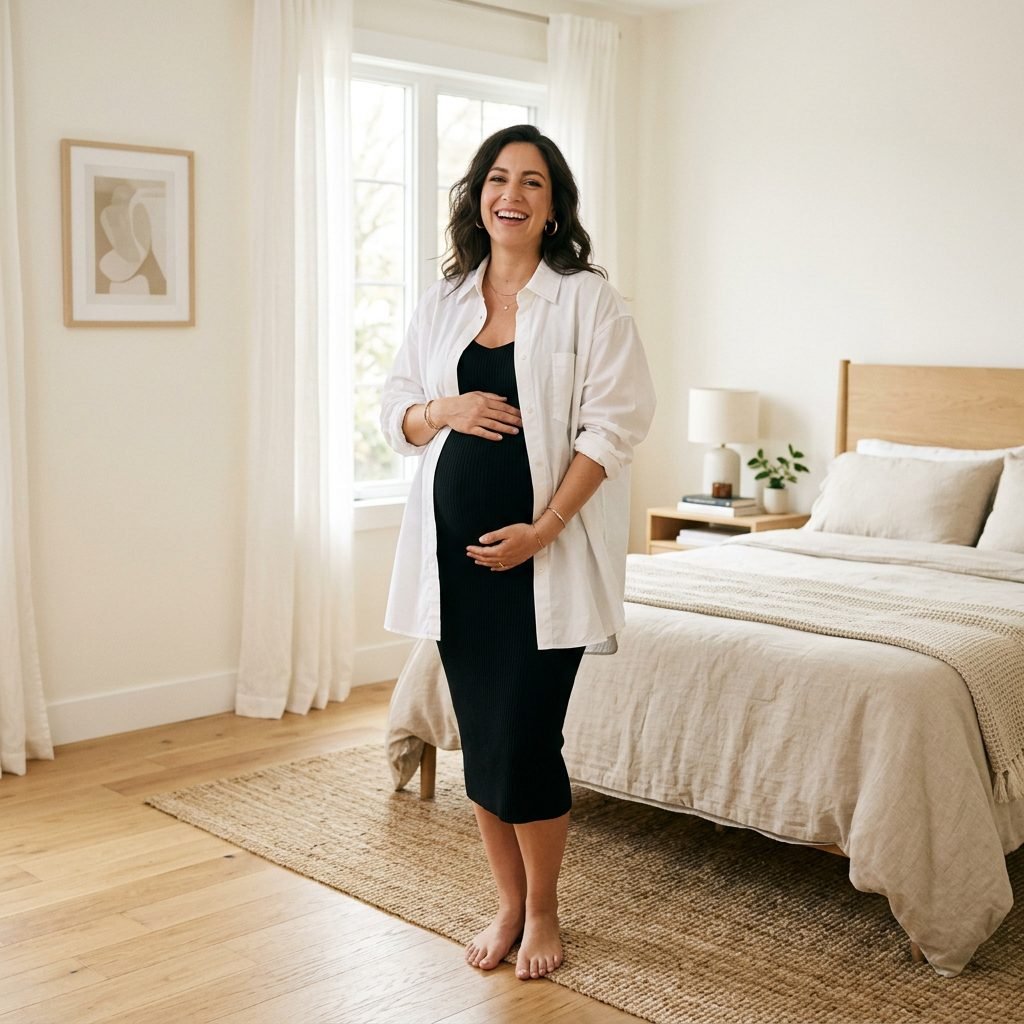 Husband's Closet Maternity Style: 7 Pieces to Steal for a Zero-Budget Wardrobe