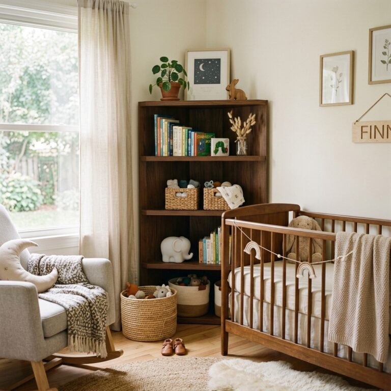 Maximizing Space: How to Use Corner Shelves for Smart Nursery Storage