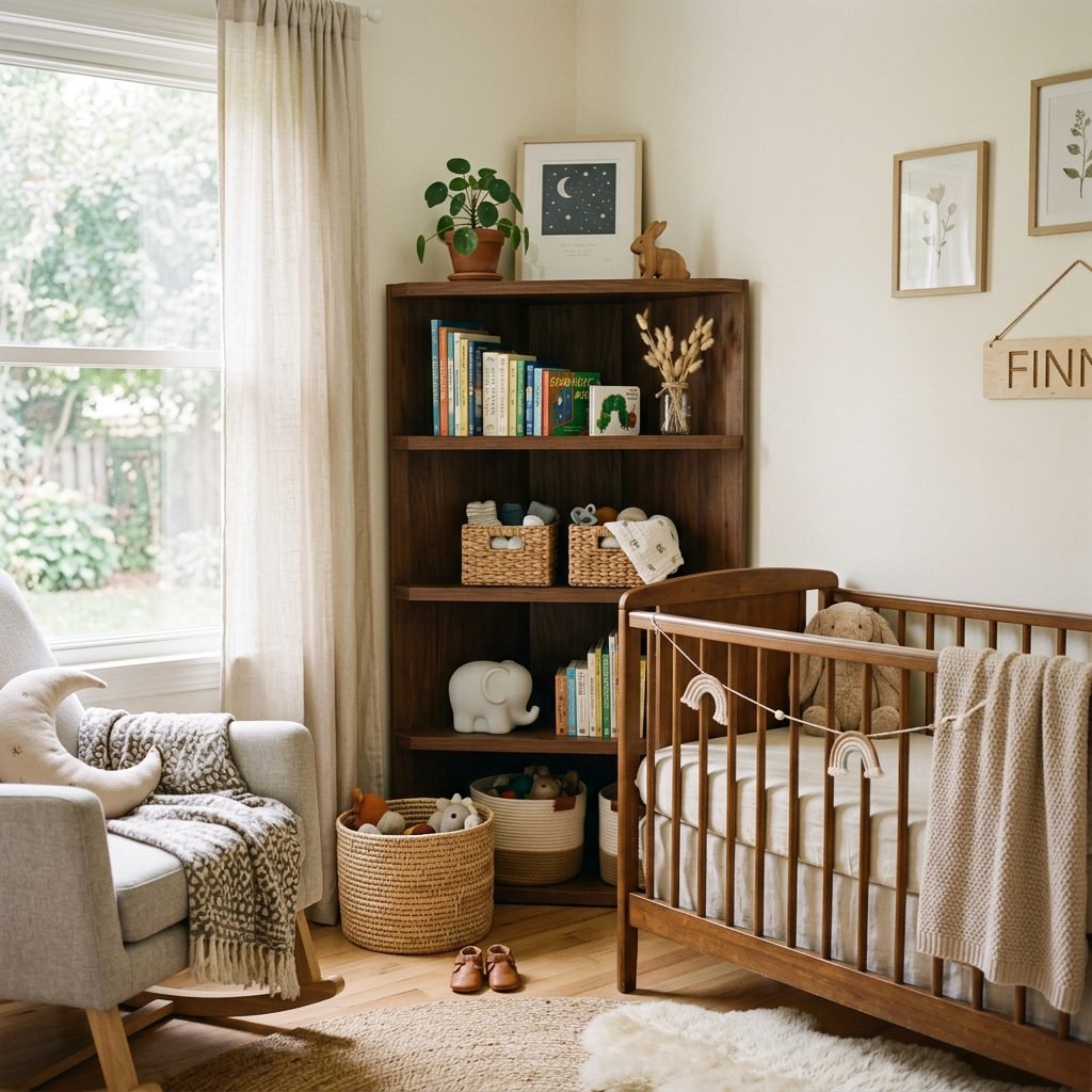 Maximizing Space: How to Use Corner Shelves for Smart Nursery Storage