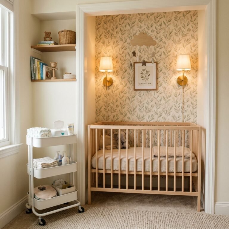 No Space? How to Fit a Mini Crib and Changer in a 50-Square-Foot Closet Nursery