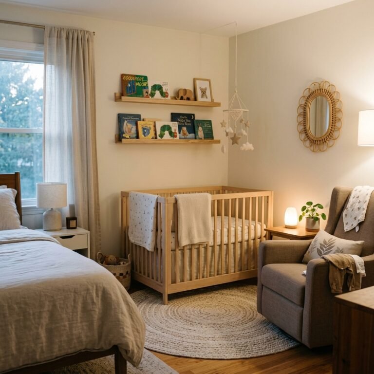 No Spare Room? How to Create a Chic Nursery Nook Using Just One Empty Corner