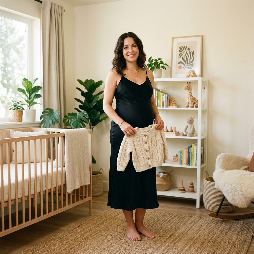 One Dress, Five Ways: How to Style a Black Slip Dress During Pregnancy
