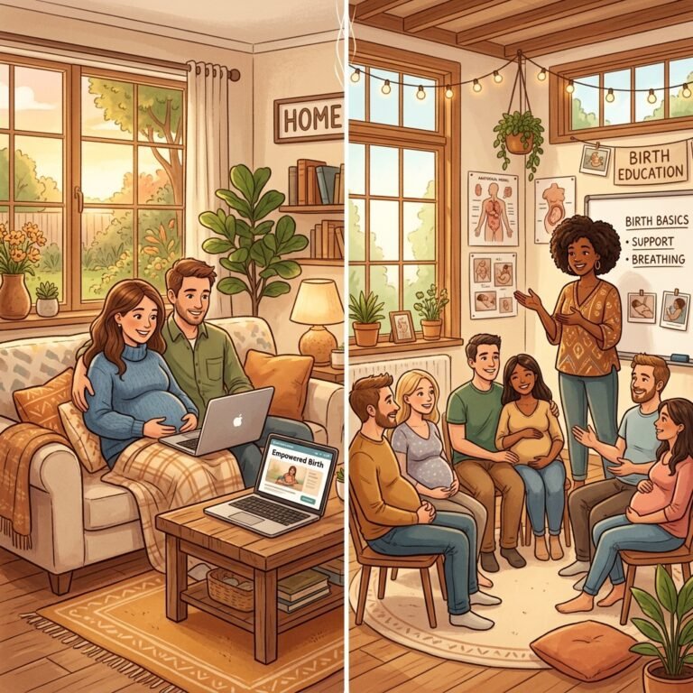 Online Vs. In-Person Birth Classes: Which One Actually Prepares You?