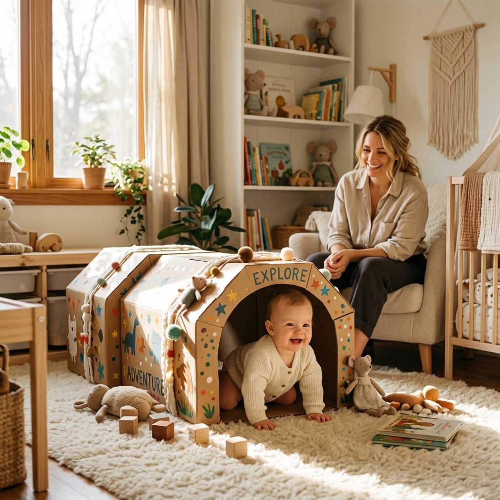Recycle and Play: 7 Genius Cardboard Box Activities for Baby Development