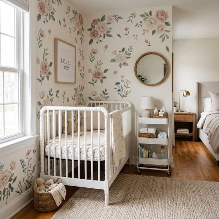 Rental-Friendly Nursery Nook Ideas That Don't Require Painting or Drilling