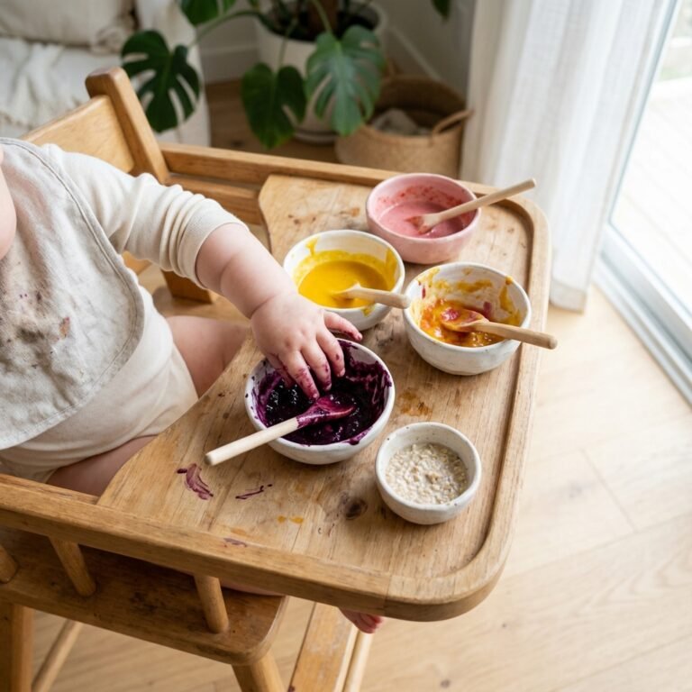 Safe and Sweet: 2-Ingredient Edible Fruit Paint for Baby Sensory Play