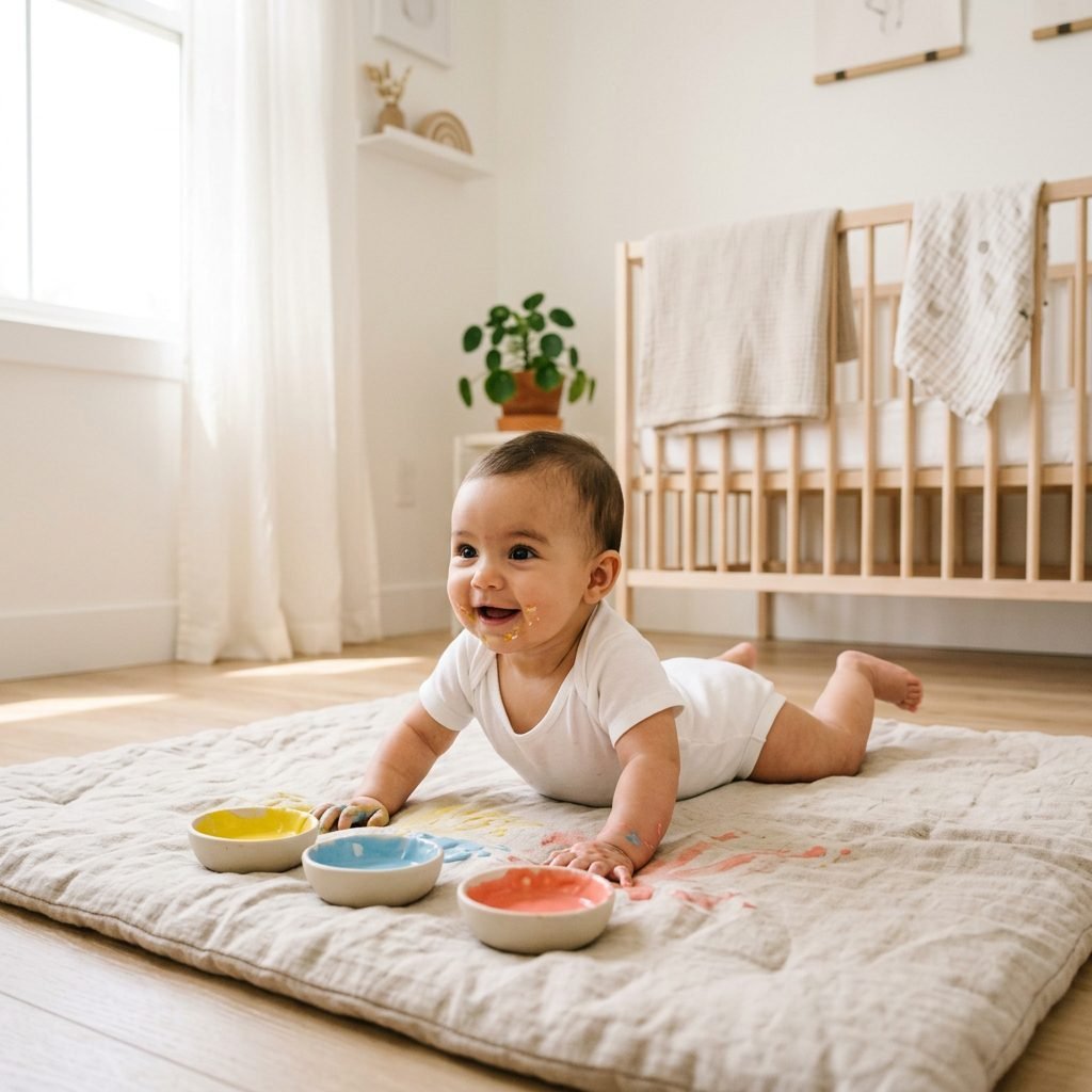 Safe And Taste-Safe Edible Sensory Play Ideas For Your 4 Month Old Baby