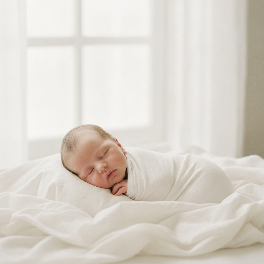 Step-by-Step Guide to a Minimalist White Sheet Newborn Photo Session at Home