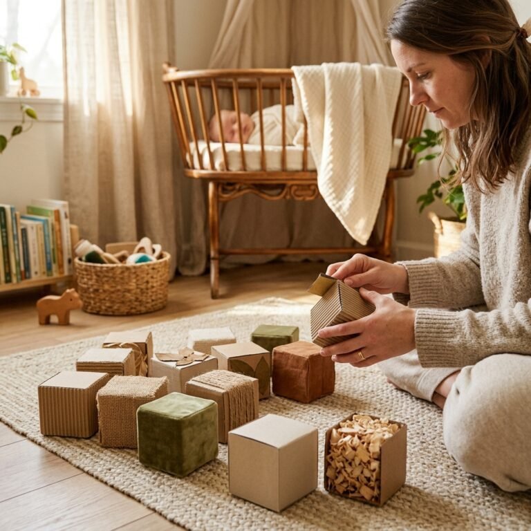 Stop Wasting Money: DIY Textured Sensory Blocks Using Upcycled Cardboard