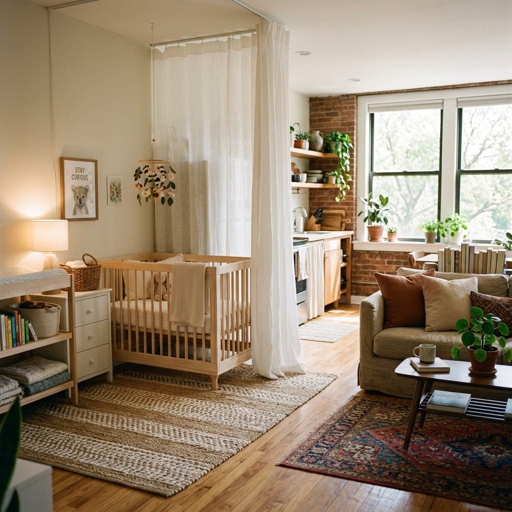 Studio Apartment Baby Layouts: How to Fit a Crib Without Feeling Crowded