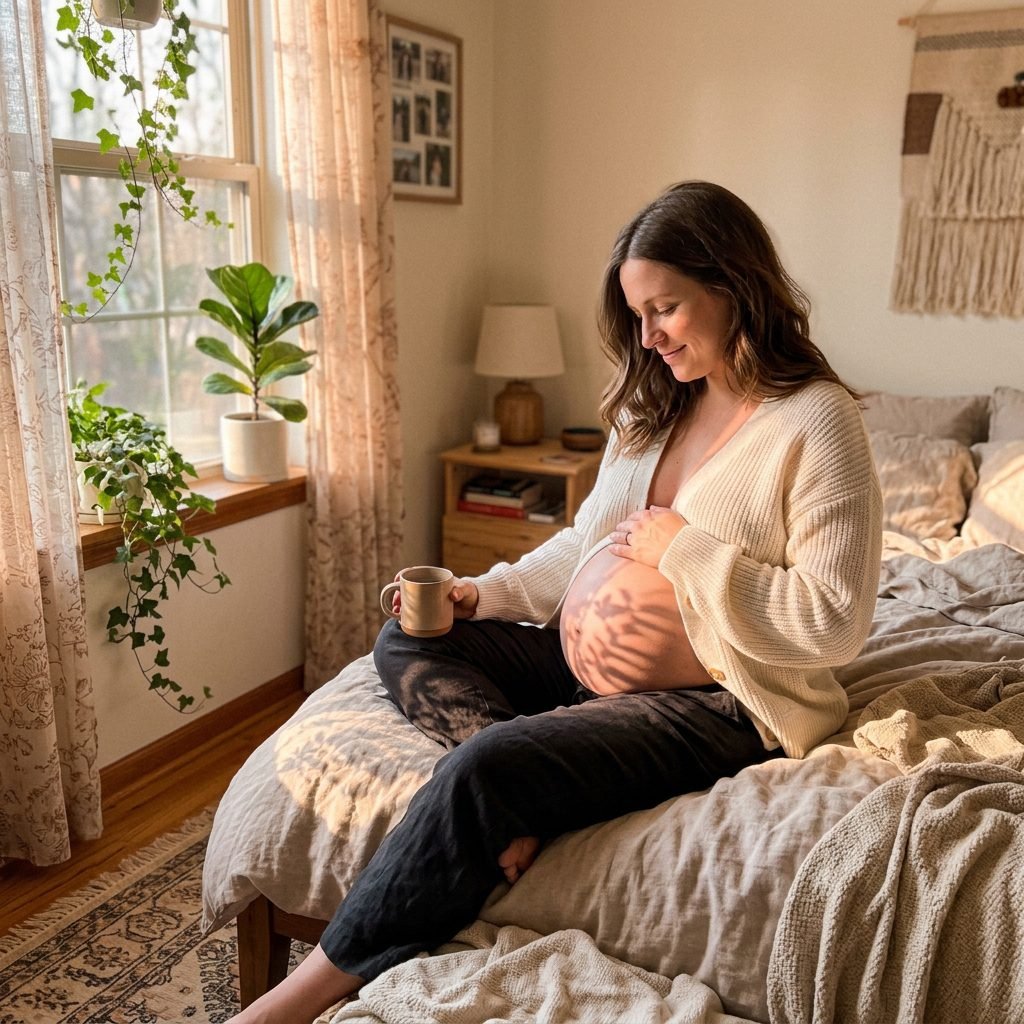 Stunning Shadow Play Maternity Photography Ideas You Can Do On Your iPhone