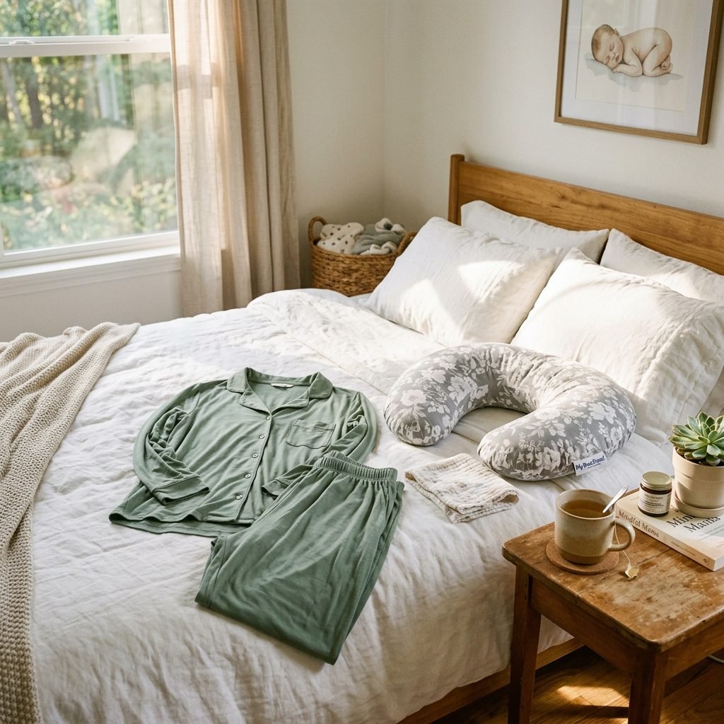 The Best Button-Down Postpartum Pajamas to Make Middle-of-the-Night Nursing Cozy