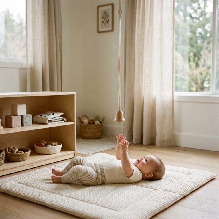 The Best Montessori Toys for a 3 Month Old to Encourage Reaching and Grasping