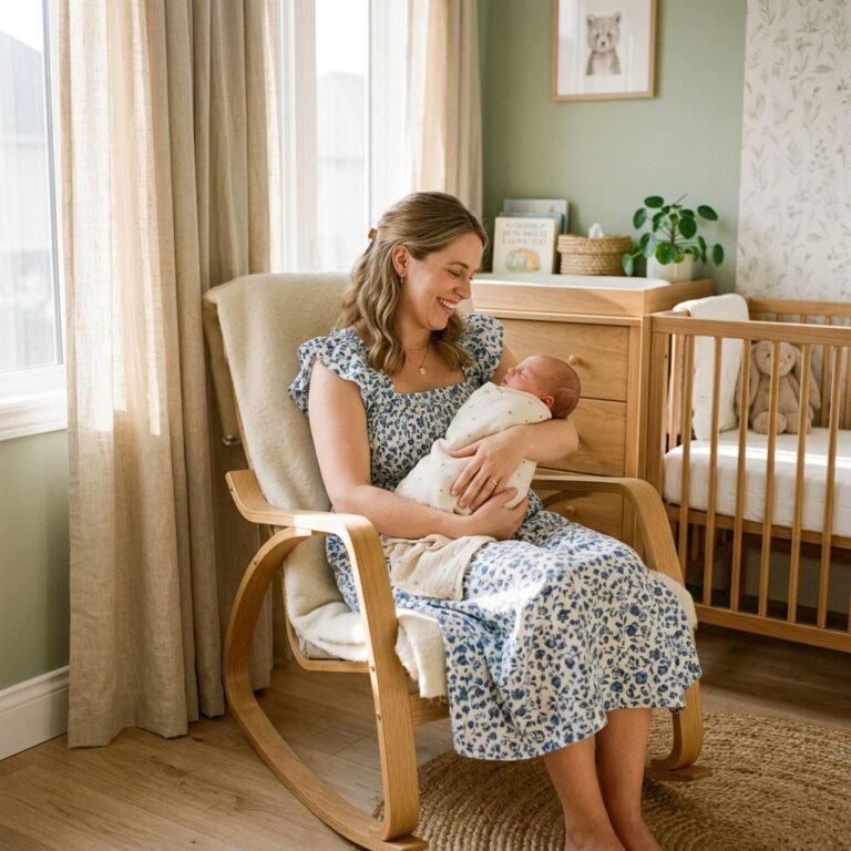 The Best Smocked Bodice Midi Dresses for Easy Postpartum Nursing