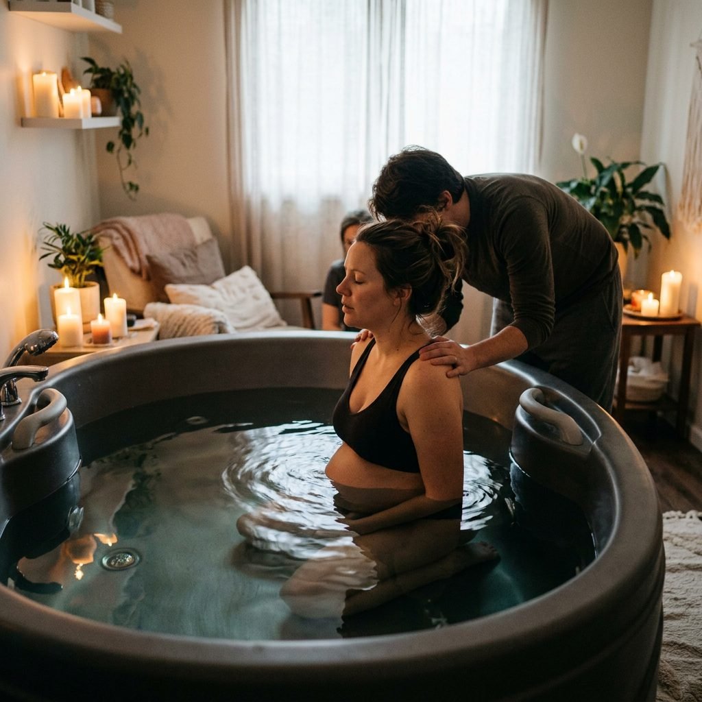 The Best Water Birth Tub Positions to Ease Pain and Speed Up Delivery