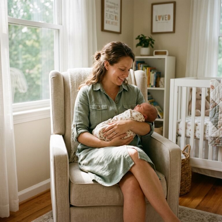 The Button-Down Utility Dress: The Ultimate Postpartum Going Home Outfit for Easy Nursing