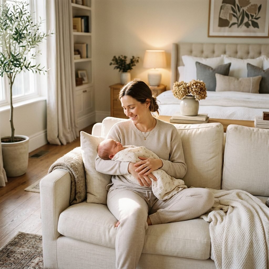 The Coziest Postpartum Loungewear Sets for Stylish (And Functional) Fourth Trimester Living