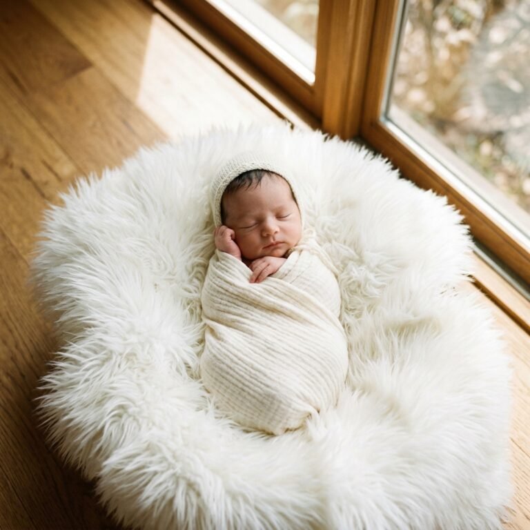 The Cozy Rug Method: Easy DIY Newborn Photos You Can Take on Your Living Room Floor