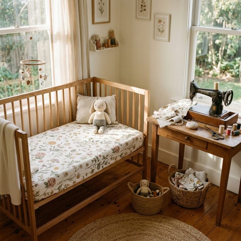 The Easiest Step-by-Step Tutorial to Sew Your Own Custom Cotton Crib Sheets