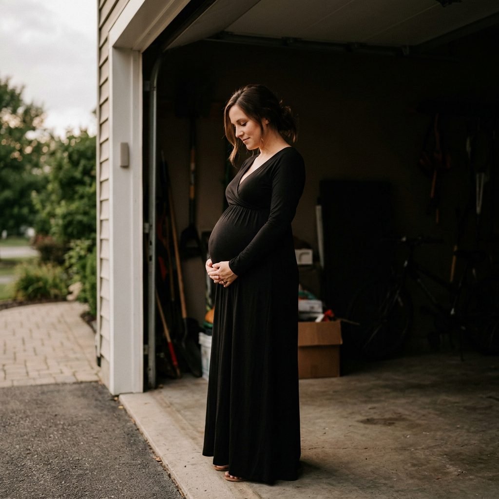 The Garage Door Trick: How to Get Studio-Quality Maternity Photos on an iPhone