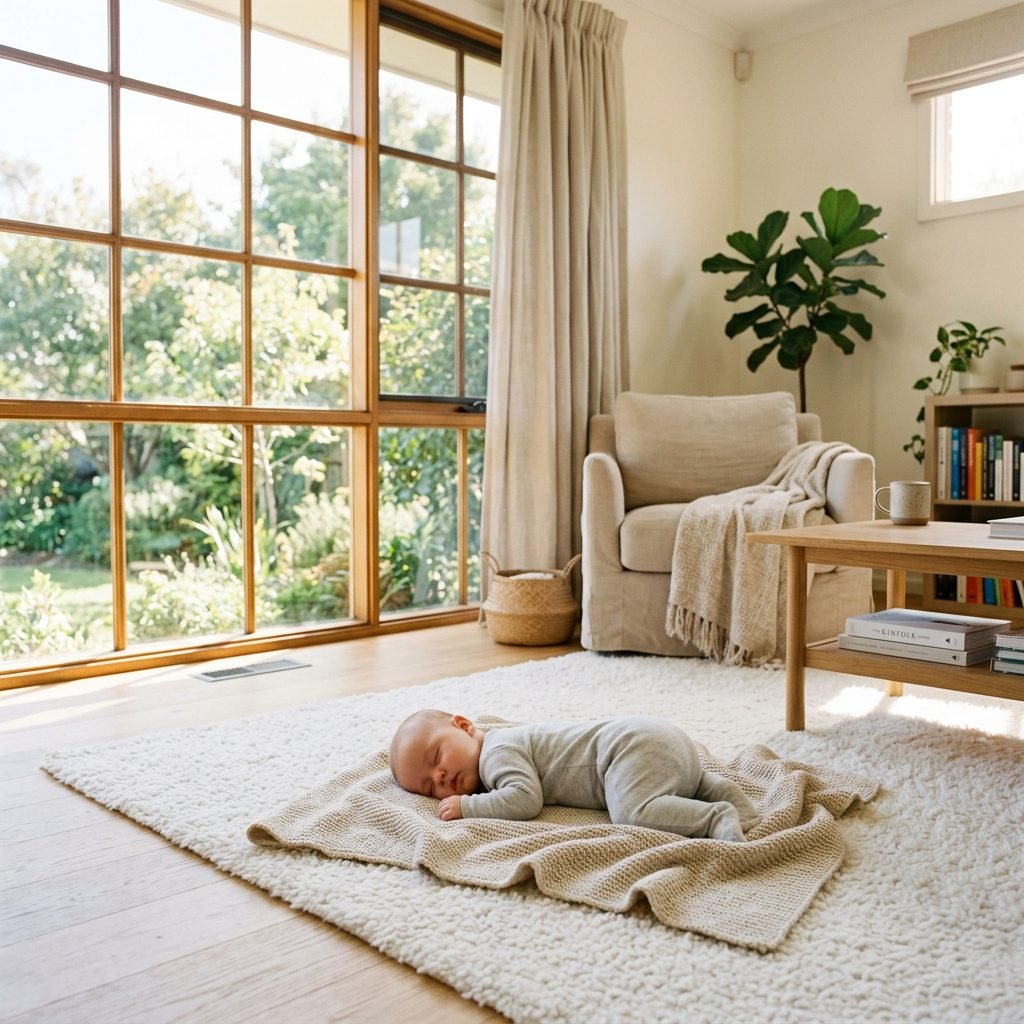 The Living Room Setup: How to Get Soft, Professional Baby Photo Lighting on a Budget