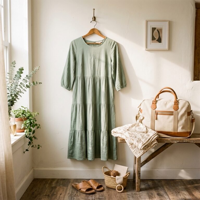 The Most Comfortable (and Stylish) Tiered Midi Dresses for Leaving the Hospital