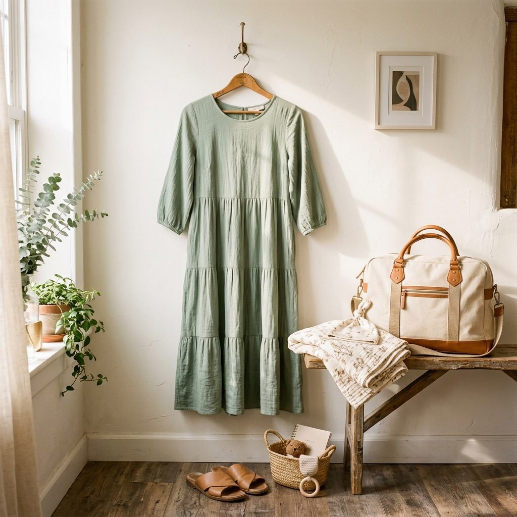The Most Comfortable (and Stylish) Tiered Midi Dresses for Leaving the Hospital