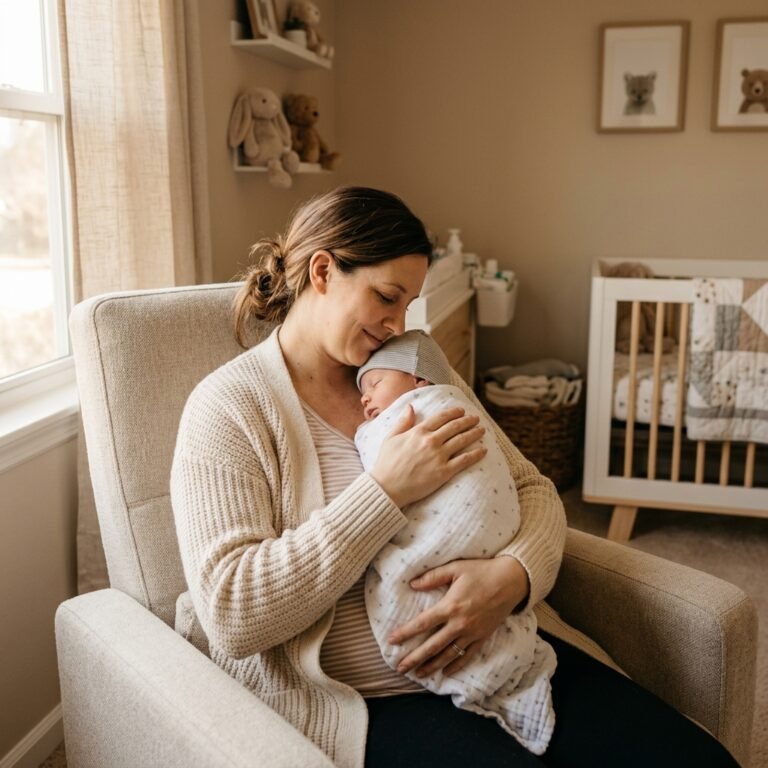 The Spiral Rub: A Gentle Burping Method for Babies Who Won't Release Gas