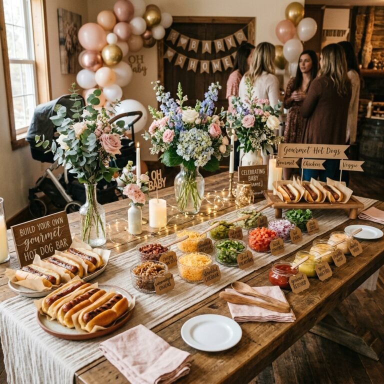 The Ultimate DIY Gourmet Hot Dog Bar to Feed a Crowd on a Budget