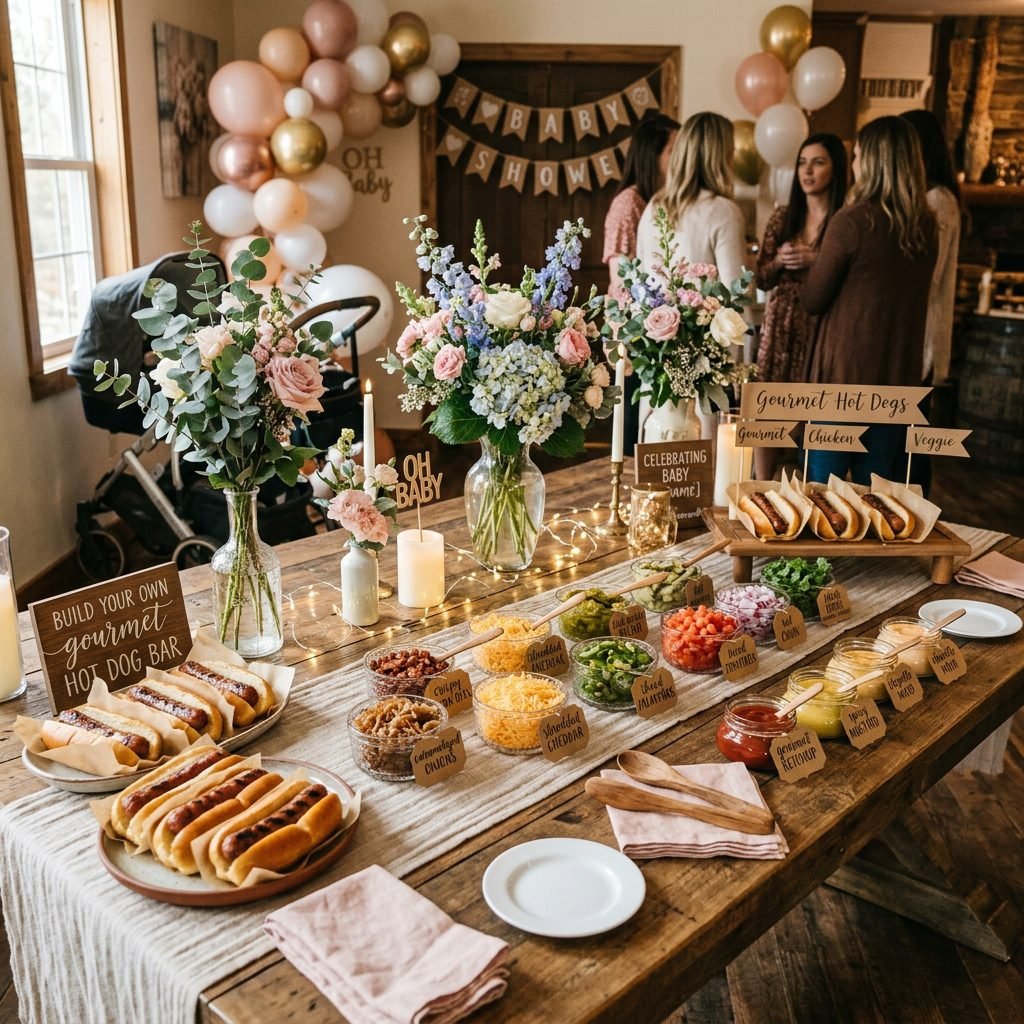 The Ultimate DIY Gourmet Hot Dog Bar to Feed a Crowd on a Budget