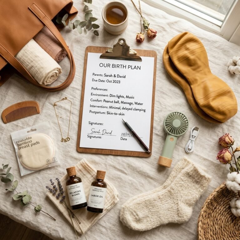 The Ultimate Unmedicated Hospital Birth Plan Checklist For First-Time Moms