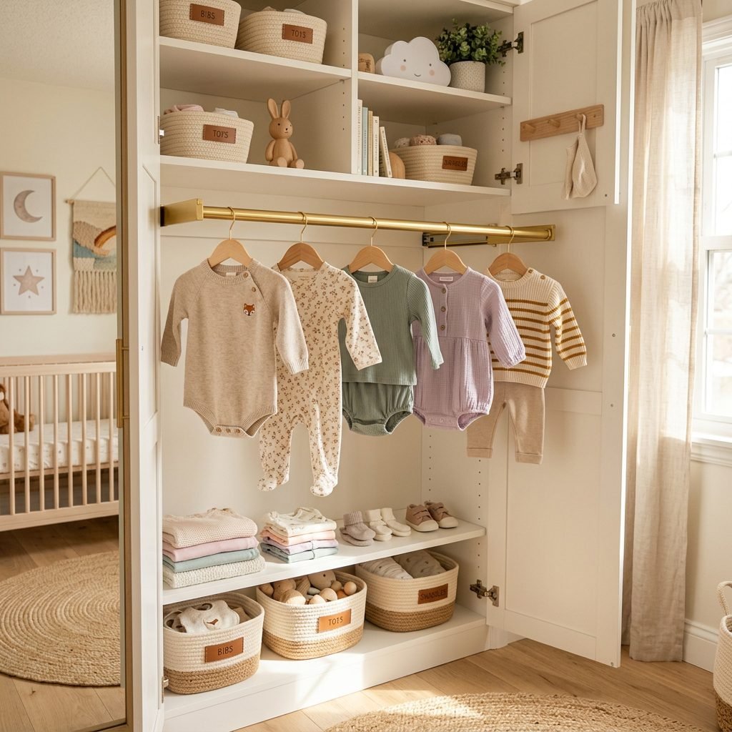 The Valet Rod Trick: The Best Way to Plan and Organize Baby Outfits Weekly