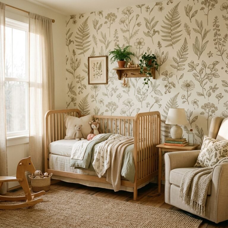 Vintage Botanical Sketch Nursery Theme: The Timeless, Gender-Neutral Decor Trend We Love