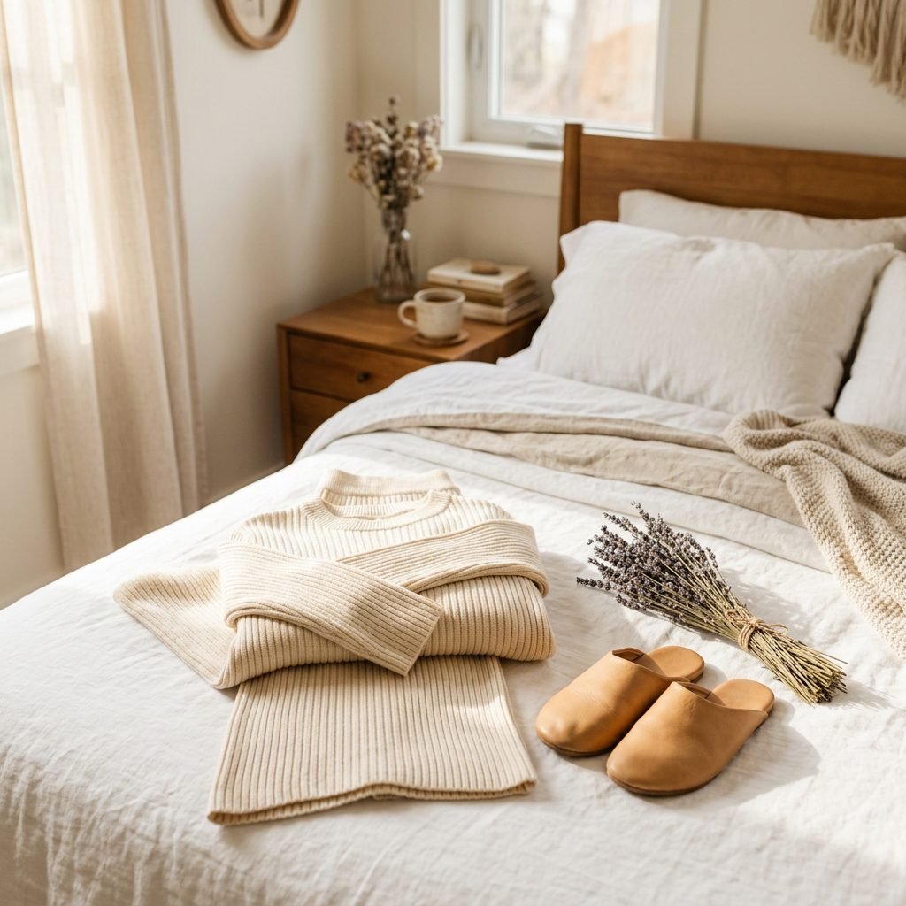 Why a Ribbed Wide-Leg Lounge Set is the Ultimate Going Home Outfit After Birth