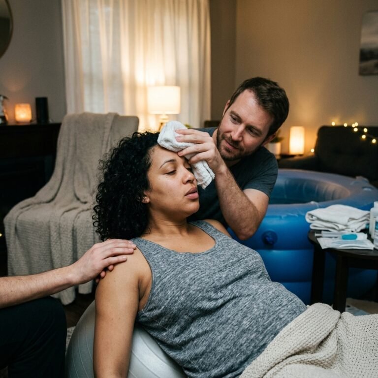Why Cold Washcloths Are a Lifesaver During the Transition Phase of Labor