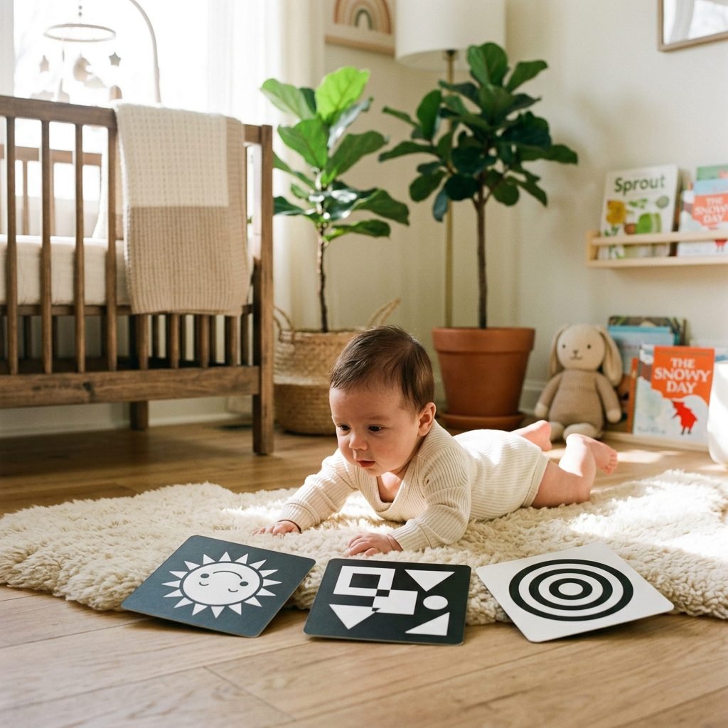 Why High Contrast Baby Cards Are Crucial (And How to Make Your Own for Free)