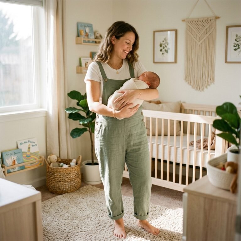 Why High-Quality Nursing Overalls Are the Ultimate Postpartum Going Home Outfit