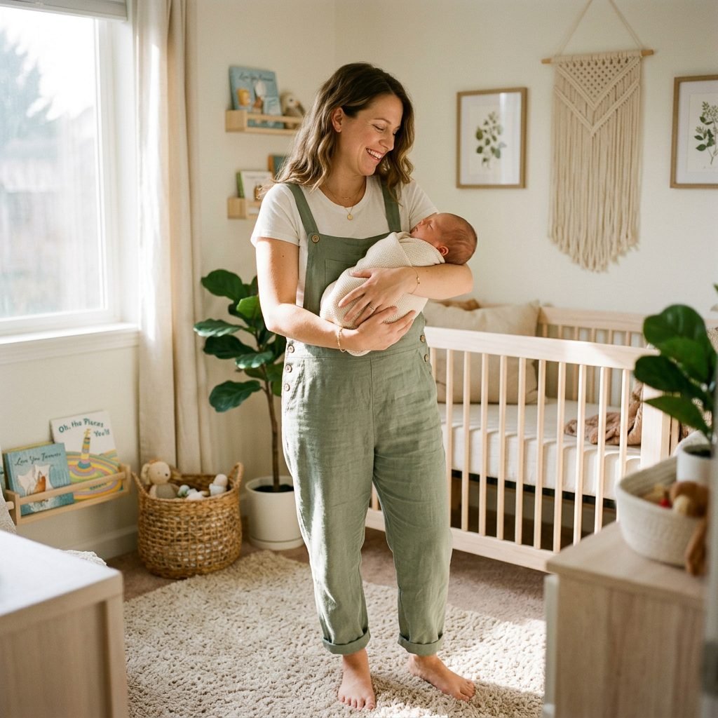 Why High-Quality Nursing Overalls Are the Ultimate Postpartum Going Home Outfit
