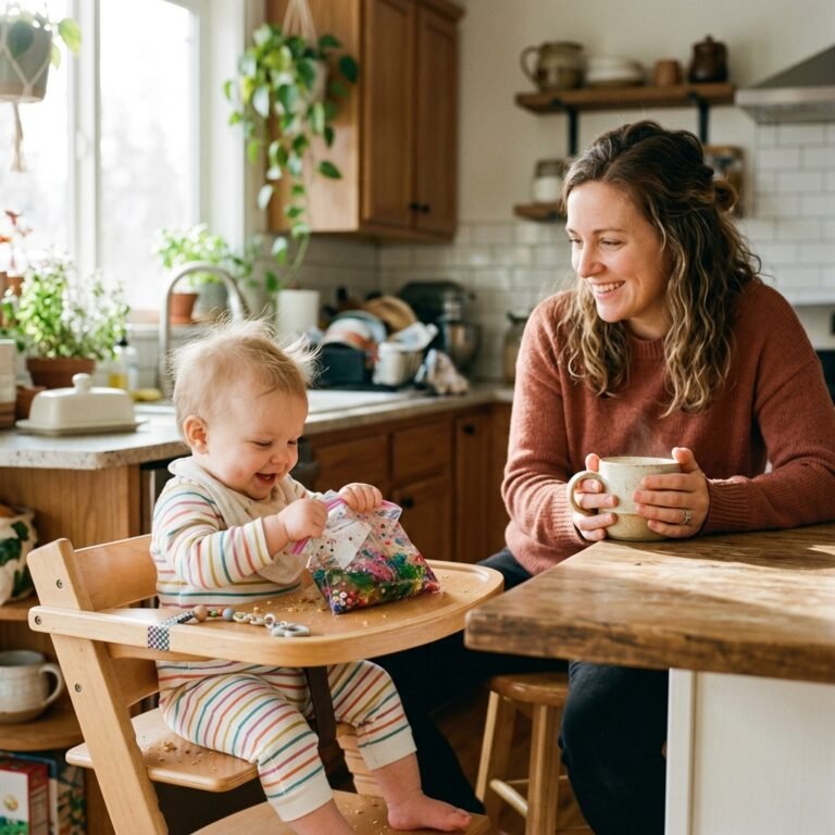 Why Tape-Down High Chair Sensory Bags are a Lifesaver for Busy Moms